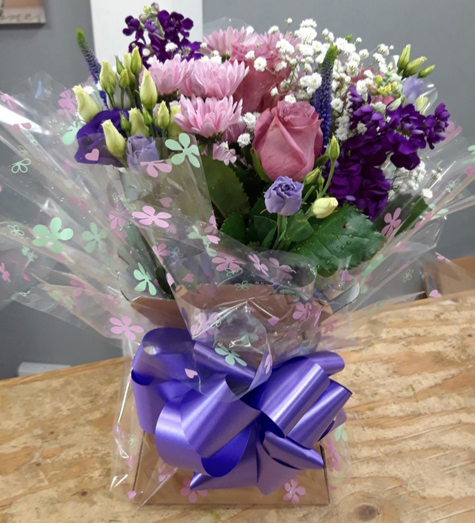 Birthday aqua gift boxes Bristol florist BB8